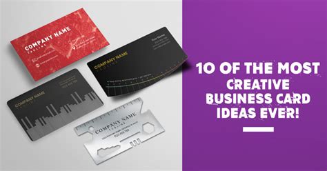 Business Card Designs - 10 Most Creative Business Card Ideas Ever