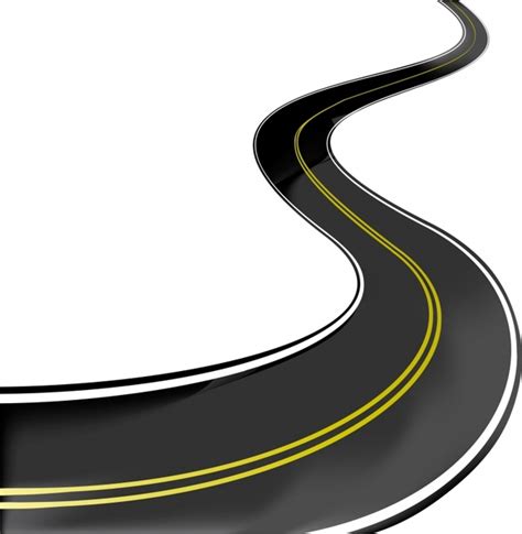 Road background curved decor 3d sketch Vectors images graphic art ...