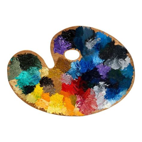 Vintage Artist's Paint Palette | Paint palette, Painting, Artist paint