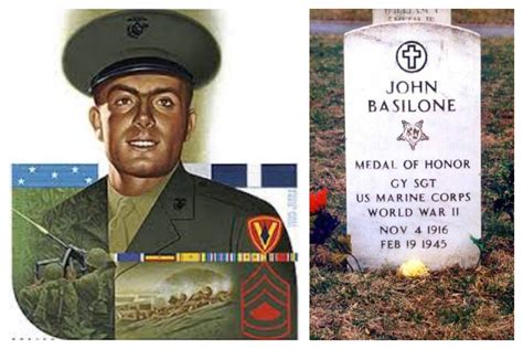 WW2 Fallen 100: WW2 Fallen - Medal of Honor hero John Basilone