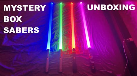 Crimson Dawn Lightsabers MEGA UNBOXING (2x Mystery Box Lightsaber ...