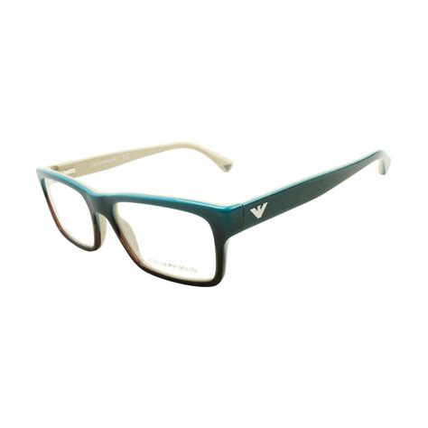 Emporio Armani Glasses // EA3050 // 53mm Blue Frame - Designer Optical ...