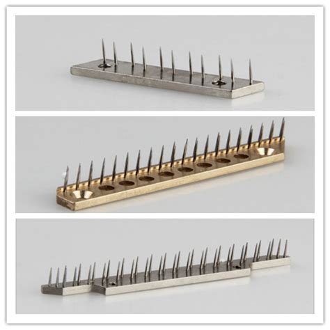 Professional Steel Textile Stenter Machine Spare Parts Needle Pin Plate