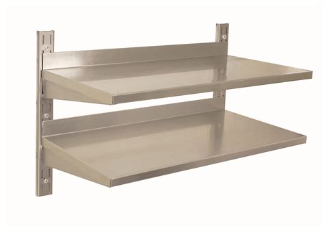 STAINLESS STEEL SHELVING -WALL SHELVING DOUBLE 900 x 300mm – Catro ...