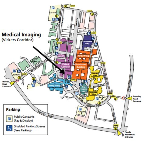 Northern General Hospital Map - Map Of The World