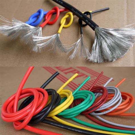 2AWG Soft Flexible Silicone Gel Wire Cable High Temperature Resistance ...