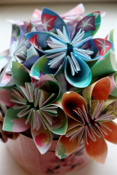 Step by Step Origami Flower Folding Guide | HGTV