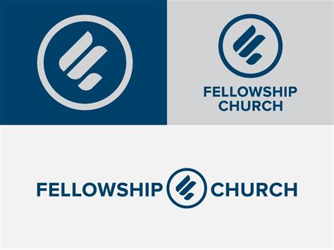 Fellowship Church | Church logo, Church logo design, Church branding