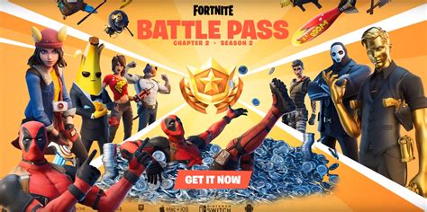 Fortnite Chapter 2 Season 2 Battle Pass Skins - Deadpool Fortnite Skin ...