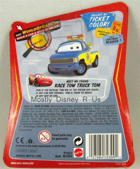 Disney CARS Race O Rama Diecast Chuck Manifold In-Hand | eBay