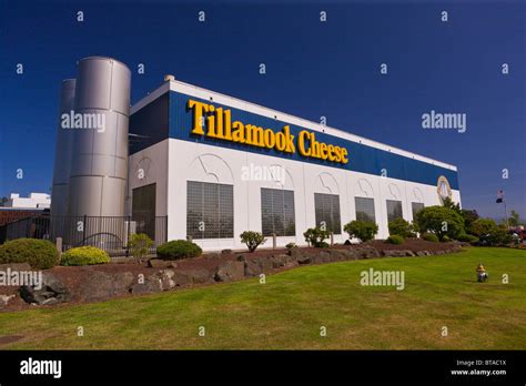 TILLAMOOK, OREGON, USA - Tillamook Cheese Factory building, on Stock ...