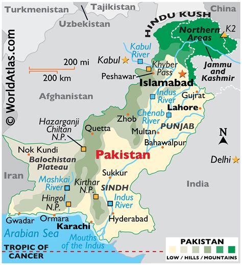 Pakistan Maps Including Outline and Topographical Maps - Worldatlas.com