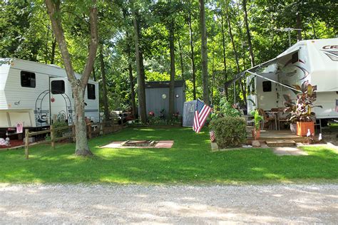 seasonal site at snow lake camping in mi – Snow Lake Kampground