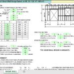 Shear Wall Design Using Laminated Bamboo Spreadsheet