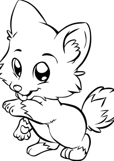 Baby Animals Coloring Pages Cat Coloring Pages