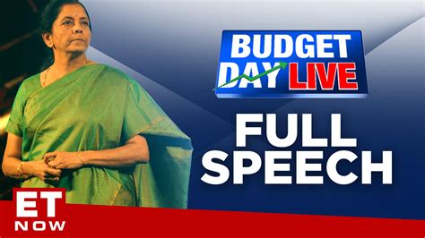 Finance Minister Nirmala Sitharaman's Full Speech on Budget 2019-20