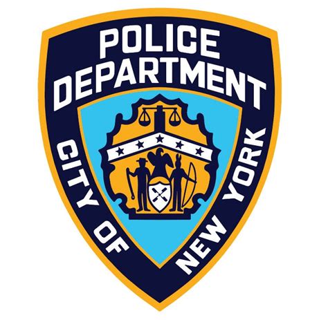 NYPD Shield New York City police department. SVG File