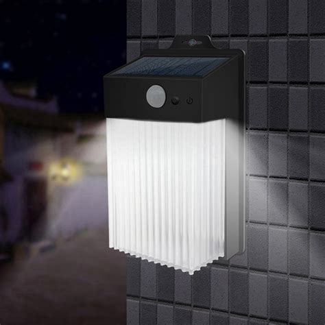 Solar Power 50 LED PIR Motion Sensor Wall Light Waterproof Outdoor Path ...