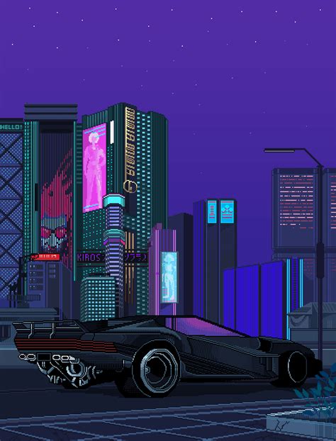 Cyberpunk 2077 pixel art (OC) : r/cyberpunkgame