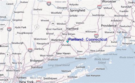 Portland, Connecticut Tide Station Location Guide