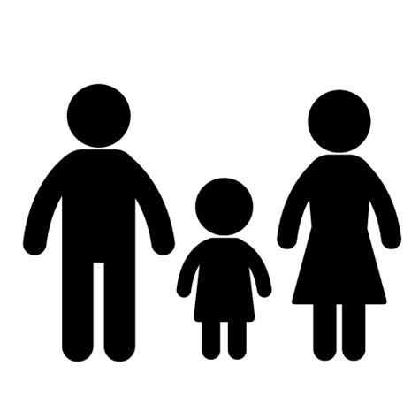 family of three clipart - Clip Art Library