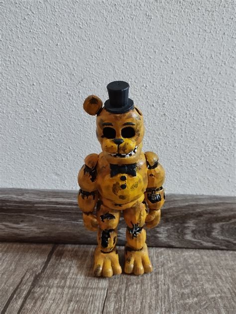 Withered Golden Freddy Model - Etsy UK