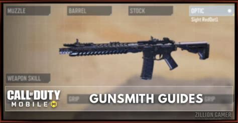 COD Mobile Gunsmith Attachments & Weapons Setup | zilliongamer