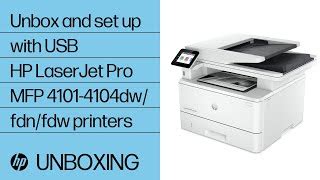 HP LaserJet Pro MFP 4101fdw Printer undefined