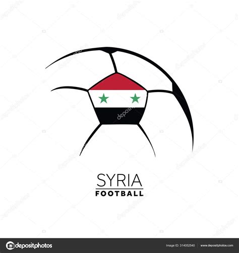 Syria Football Club Logo Flag Stock Vector Image by ©InkDropCreative ...