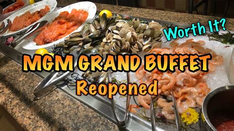 MGM Grand Buffet Las Vegas Reopened Worth It? - YouTube