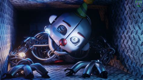 (Blender Fnaf SL) Ennard in the Vent by xXMrTrapXx on DeviantArt