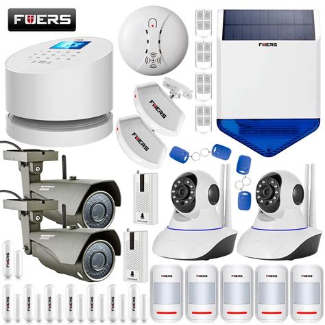 FUERS GSM PSTN Wifi Systems Home Security Smart Alarm System 1080P WIFI ...