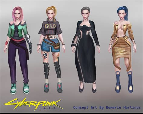 Cyberpunk 2077 Character Concept Art / Check out inspiring examples of ...