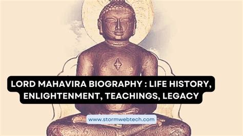 Lord Mahavira Biography : Life History, Teachings