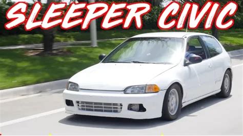 500HP Sleeper Civic Smokes Supercar on the Street! - $5000 Budget Build ...