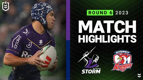 NRL 2023 | Melbourne Storm v Sydney Roosters | Match Highlights