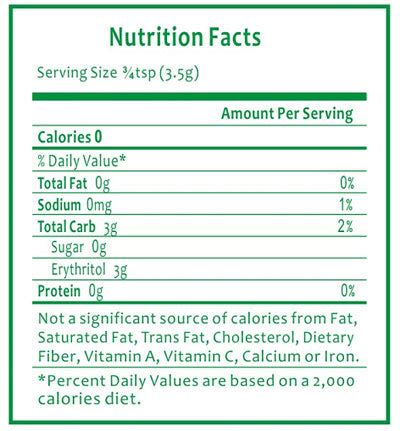 31 Stevia In The Raw Nutrition Label - Labels Database 2020