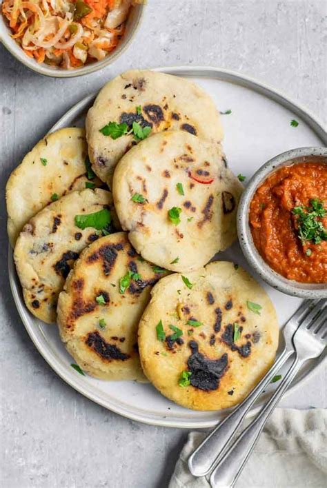 Salvadoran Pupusas Arepas, Popusas Recipe, North American Food ...