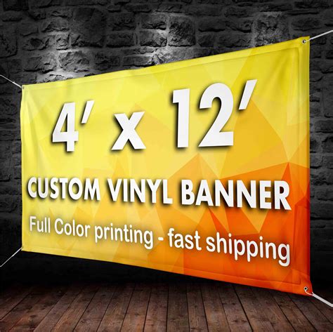 Custom Vinyl Banner Vinyl Banner Printing Full Color Vinyl - Etsy