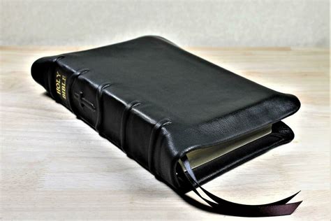 Premium, Handmade Leather Bible - Goatskin, KJV