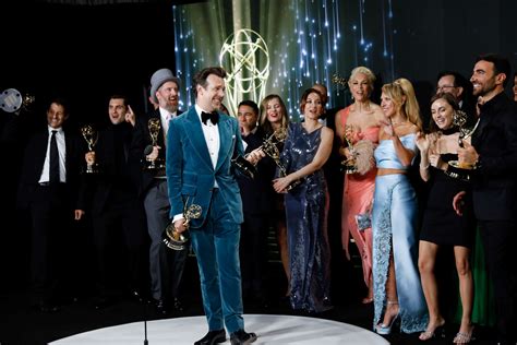 Fans Will Love How Jason Sudeikis and 'Ted Lasso' Cast Celebrated Emmys