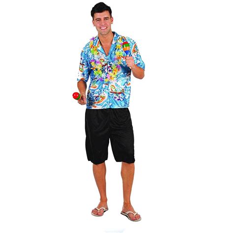 Buy Hawaiian Luau Adult Costume - MyDeal