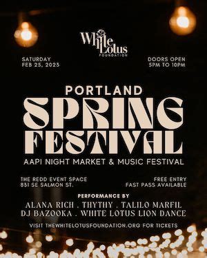 2023 Portland Spring Festival in SE Portland | AAPI Night Market ...