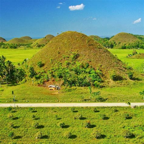 Chocolate Hills, Bohol, Philippines. A geological marvel, limestone ...