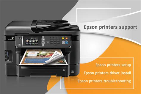 an epson printer is shown with instructions