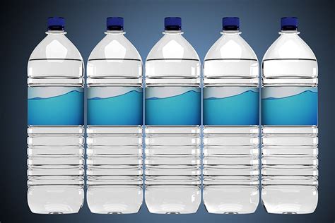 Free Download Water Bottle Label Mockup In PSD - Designhooks