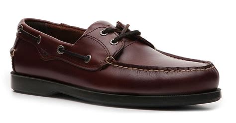 Dockers Leather Castaway Boat Shoe in Burgundy (Brown) for Men - Lyst