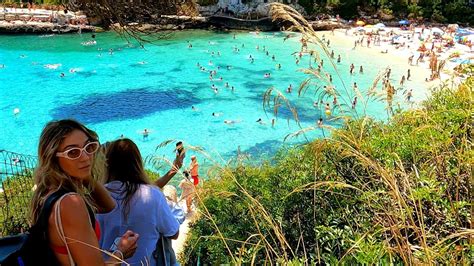 🇪🇦The MOST PARADISIAC beach in MALLORCA Cala Llombards, june 2023 SPAIN ...