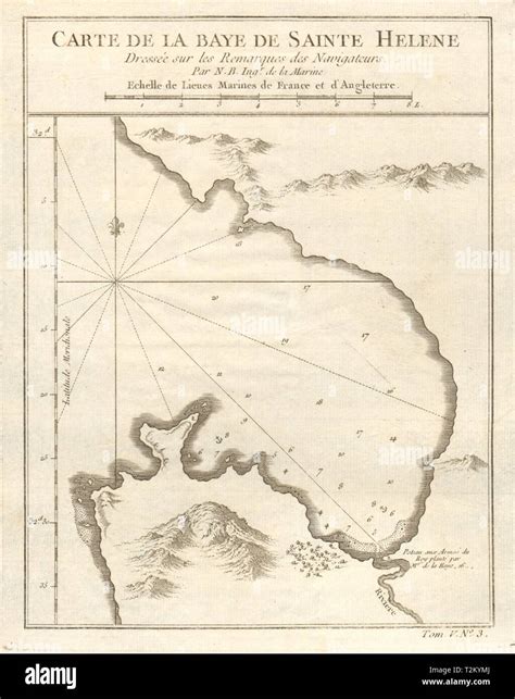 'La Baye de Sainte Helene'. St Helena Bay, South Africa. BELLIN 1748 ...