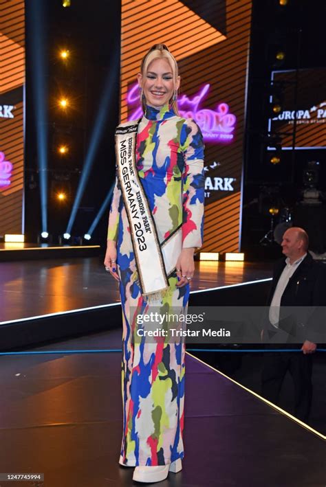 Miss Germany 2023 Kira Geiss during the Miss Germany Finals 2023 at ...